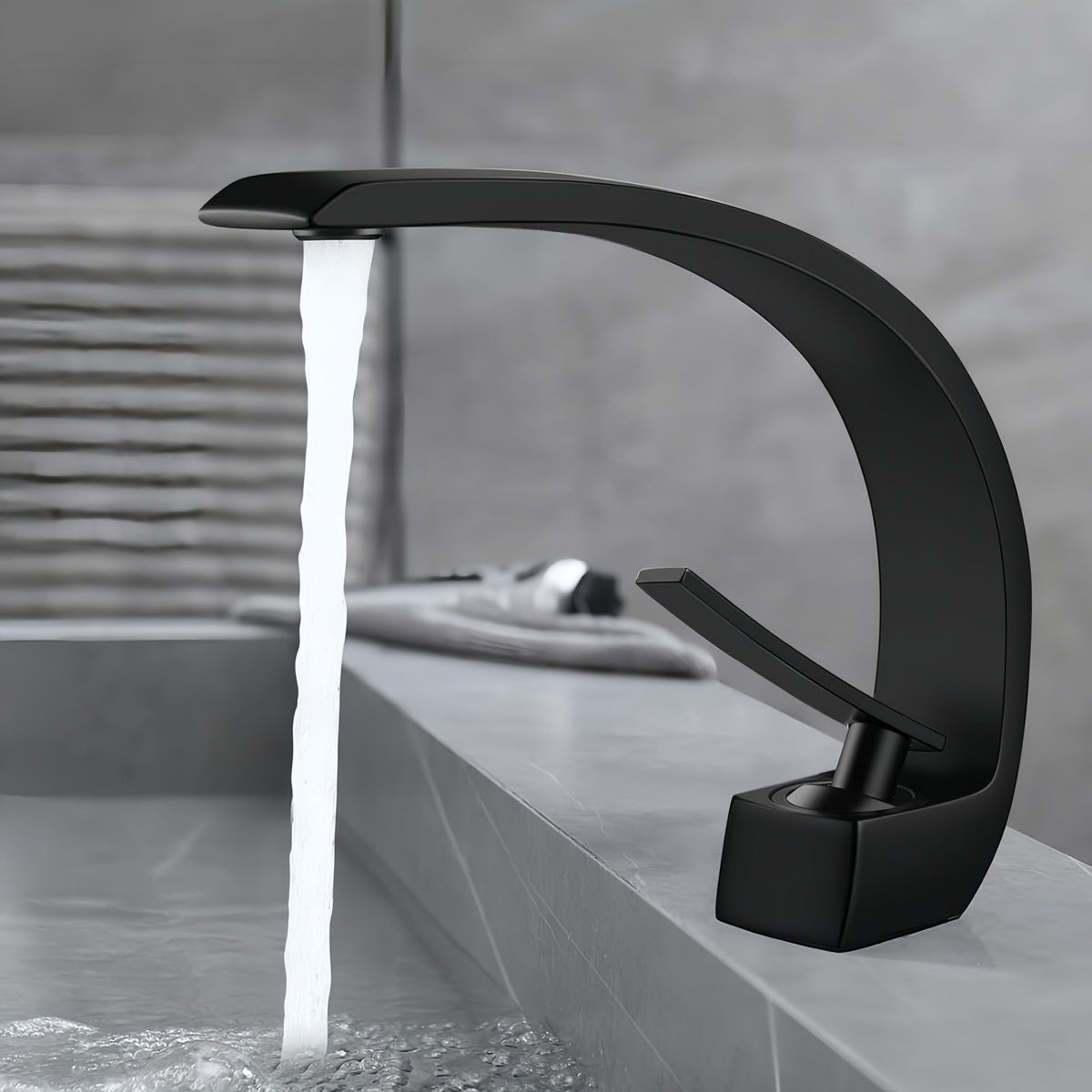 Bathroom Basin Mixer Tap Vanity Counter Top Faucet with Aerator