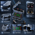 Wireless Earbuds 2 Pairs in 1 Charging Case with LED Display | 40H Total Playtime, Gaming & Music, Mecha Bluetooth Design, Dual Style Earbuds, Couples Earphones