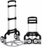 Folding Hand Truck, 1 Pack Portable Dolly Cart with Telescoping Handle, Lightweight Aluminum Alloy Foldable Hand Truck with Solid Rubber Wheels, Compact Moving Cart for Home, Office, Shopping, Travel