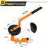 Deck Board Straightening Tool with Anti-Slip Handle and Hard Pressure Roller for Aligning Wooden or Metal Joinery Decking Installation Projects (Yellow)