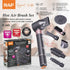7-in-1 Hot Air Styling Brush Set with Interchangeable Attachments for Home and Salon Use – Dry, Straighten, Curl, and Add Volume with Professional-Grade Power and Precision (RoseGold)