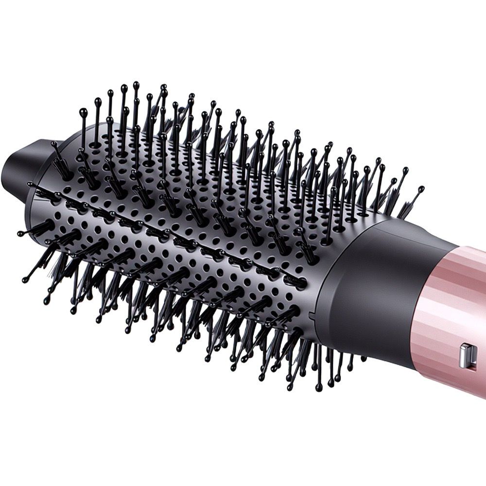 7-in-1 Hot Air Styling Brush Set with Interchangeable Attachments for Home and Salon Use – Dry, Straighten, Curl, and Add Volume with Professional-Grade Power and Precision (RoseGold)