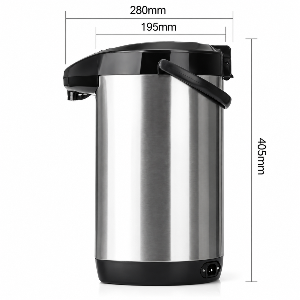 6.8L Large Capacity Electric Hot Water Boiler with Stainless Steel Body, Multi-Mode Dispensing and Keep-Warm Function for Home and Small Office Daily Hot Water Use (Silver)