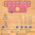 2-in-1 Cabinet Door Drilling Locator Template for Hinge and Handle Installation, Alloy Woodworking Punch Positioner with Scale Marks for Drawer Wardrobe File Cabinet Hardware Mounting (2-in-1 Drilling Jig with Row Hole Guide & Drill Bits Set)
