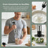 4-in-1 Multifunctional Hand Blender with 304 Stainless Steel Immersion Stick, Chopper Bowl, Whisk Attachment and Measuring Cup for Smoothies, Baby Food, Soups, Cream and Egg Whisking, and Vegetable Chopping in Home Kitchen (5-in-1)