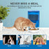 Smart Pet Feeder with WiFi and Button Control, 4L Automatic Cat and Dog Food Dispenser with Removable Stainless Steel Bowl, Ideal for Busy Owners, Travel, and Home Use (Orange, WIFI Version)