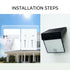 Solar Powered Outdoor LED Floodlight with Remote Control and Motion Sensor, Dual Charging via Solar and USB, Weatherproof Wall Light for Driveway Garden Patio, Choice of 6000K Daylight or 3000K Warm Glow (6000K White，2PCS)