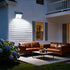 Solar Powered Outdoor LED Floodlight with Remote Control and Motion Sensor, Dual Charging via Solar and USB, Weatherproof Wall Light for Driveway Garden Patio, Choice of 6000K Daylight or 3000K Warm Glow (6000K White，2PCS)