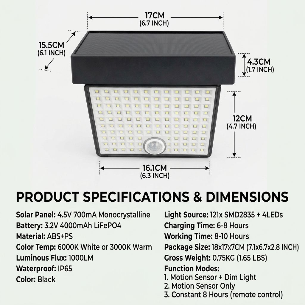 Solar Powered Outdoor LED Floodlight with Remote Control and Motion Sensor, Dual Charging via Solar and USB, Weatherproof Wall Light for Driveway Garden Patio, Choice of 6000K Daylight or 3000K Warm Glow (6000K White（1PCS）+3000K Warm（1PCS）)