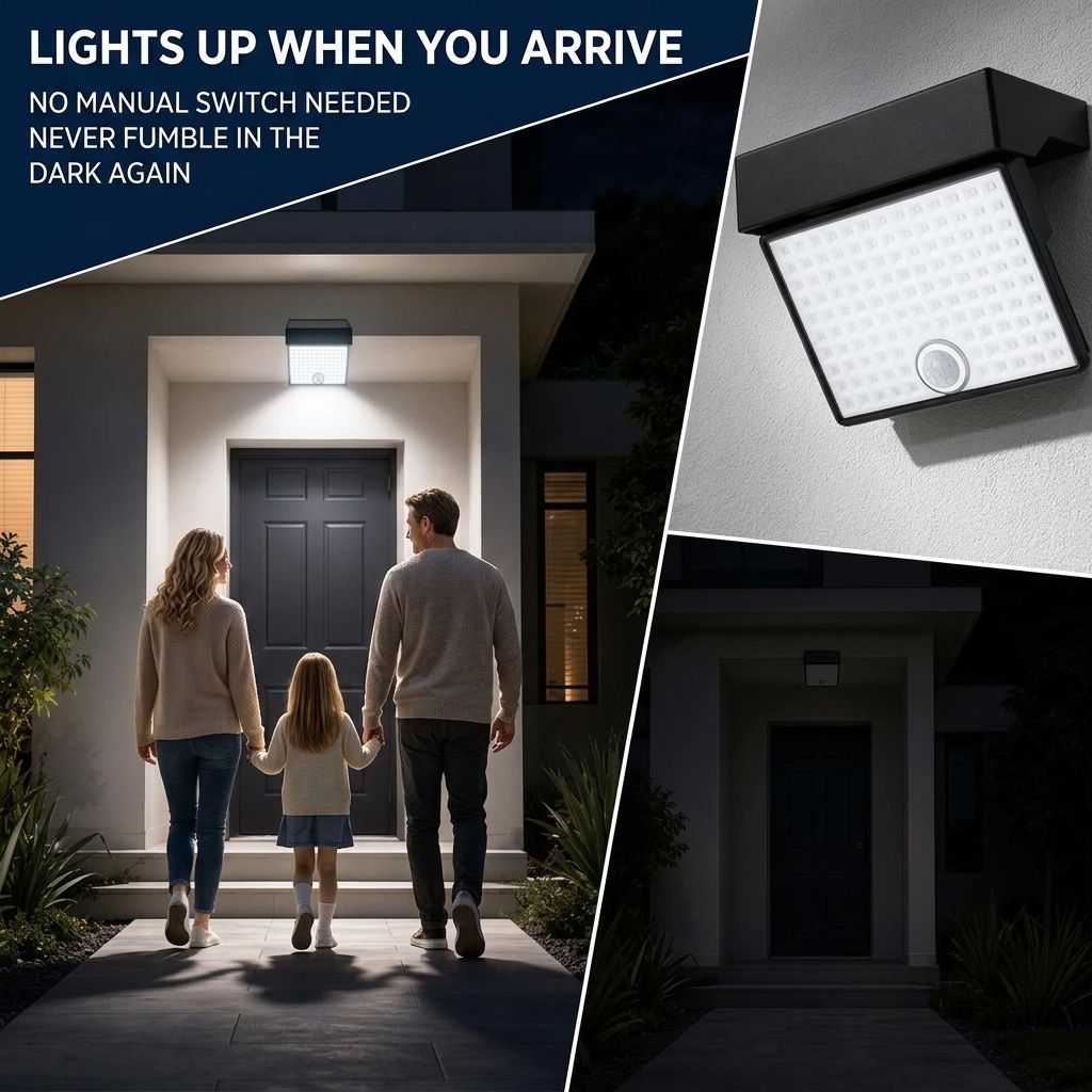 Solar Powered Outdoor LED Floodlight with Remote Control and Motion Sensor, Dual Charging via Solar and USB, Weatherproof Wall Light for Driveway Garden Patio, Choice of 6000K Daylight or 3000K Warm Glow (6000K White（1PCS）+3000K Warm（1PCS）)