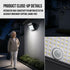 Solar Powered Outdoor LED Floodlight with Remote Control and Motion Sensor, Dual Charging via Solar and USB, Weatherproof Wall Light for Driveway Garden Patio, Choice of 6000K Daylight or 3000K Warm Glow (6000K White（1PCS）+3000K Warm（1PCS）)