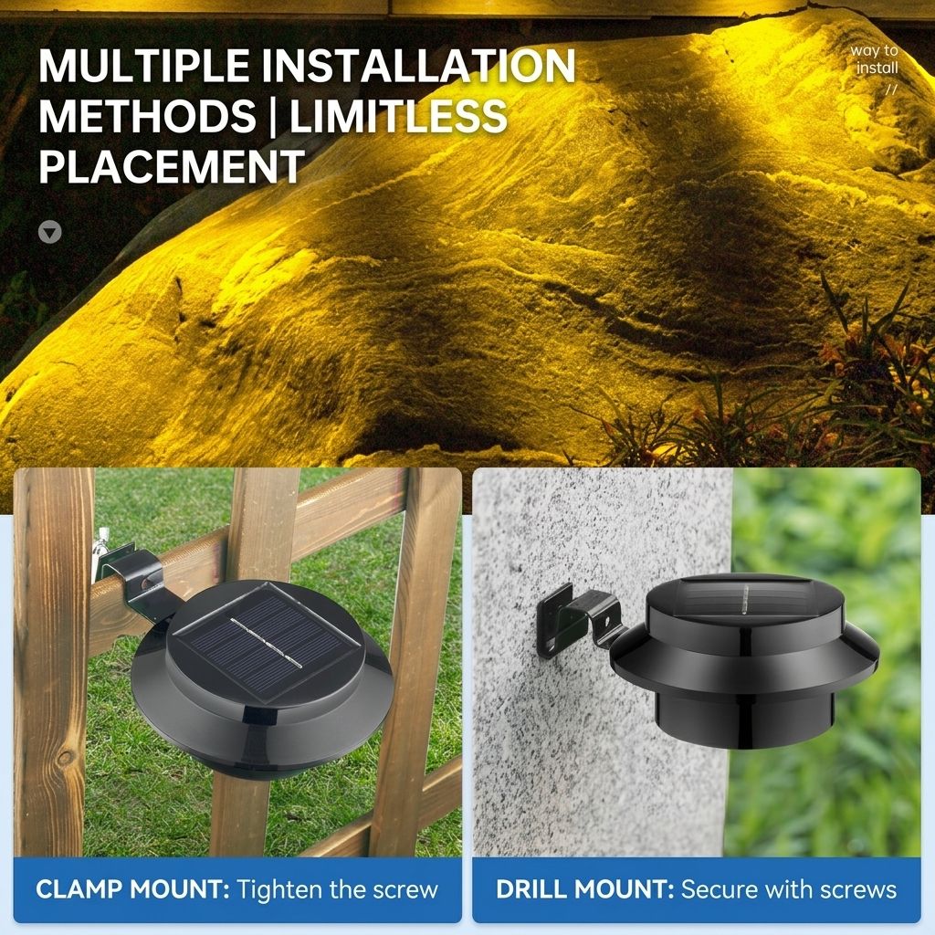 Solar Powered Smart Wall Light with Auto Dusk-to-Dawn Sensor, IP65 Waterproof Fence & Garden Accent Lighting, Available in 3000K Warm White or 6000K Cool White, Ideal for Patio, Pathway, and Courtyard Ambient Glow (8PCS, White Housing‑Cool White Light)