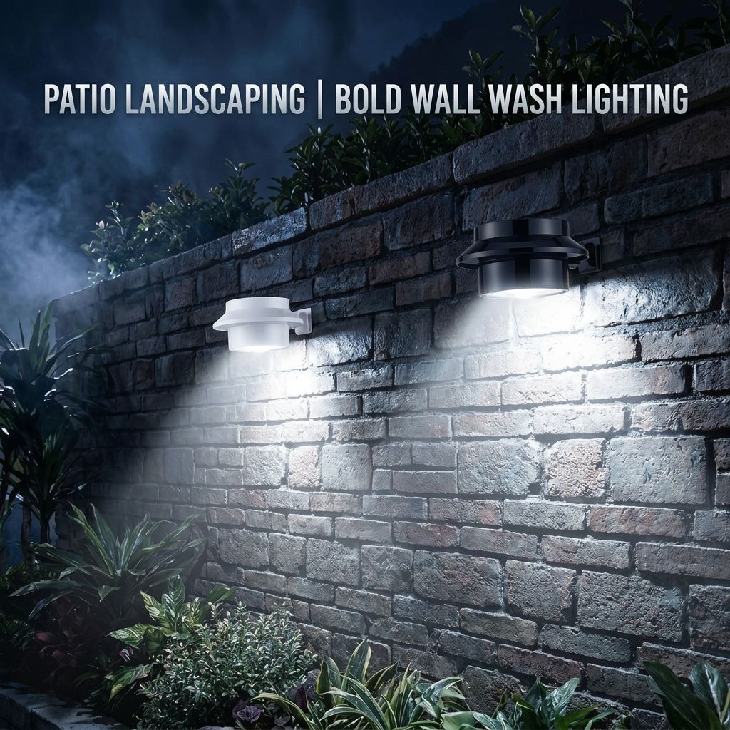 Solar Powered Smart Wall Light with Auto Dusk-to-Dawn Sensor, IP65 Waterproof Fence & Garden Accent Lighting, Available in 3000K Warm White or 6000K Cool White, Ideal for Patio, Pathway, and Courtyard Ambient Glow (8PCS, White Housing‑Cool White Light)