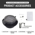 Solar Powered Smart Wall Light with Auto Dusk-to-Dawn Sensor, IP65 Waterproof Fence & Garden Accent Lighting, Available in 3000K Warm White or 6000K Cool White, Ideal for Patio, Pathway, and Courtyard Ambient Glow (8PCS, White Housing‑Cool White Light)