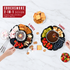 2-in-1 Electric Marshmallow Roaster and Chocolate Fondue Melting Pot with Stainless Steel Grill, Snack Tray and Forks for Cozy Home Gatherings, Date Nights and Holiday Parties (Black)