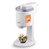 Automatic Ice Cream Maker for Home Use, Compact Countertop Machine for Fresh DIY Desserts, Soft Serve, Sorbet, Frozen Yogurt, Kids-Friendly Sweet Treats, One-Touch Operation, Easy-Clean Design (White)