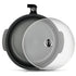 Electric Pizza Pan with Non-Stick Surface and Glass Lid, Adjustable Temperature Control for Home Baking and Grilling (Black)