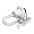Smart Pet Grooming Dryer with Adjustable Speed Temperature and Replaceable Nozzles for Quick Drying and Loose Hair Removal After Bathing for Cats and Dogs at Home (Upgraded Blow & Suction Pet Dryer)