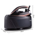 Professional Steam Station Iron with Ceramic Soleplate and Large Water Tank for Fast Wrinkle Removal on All Fabrics at Home (Black)