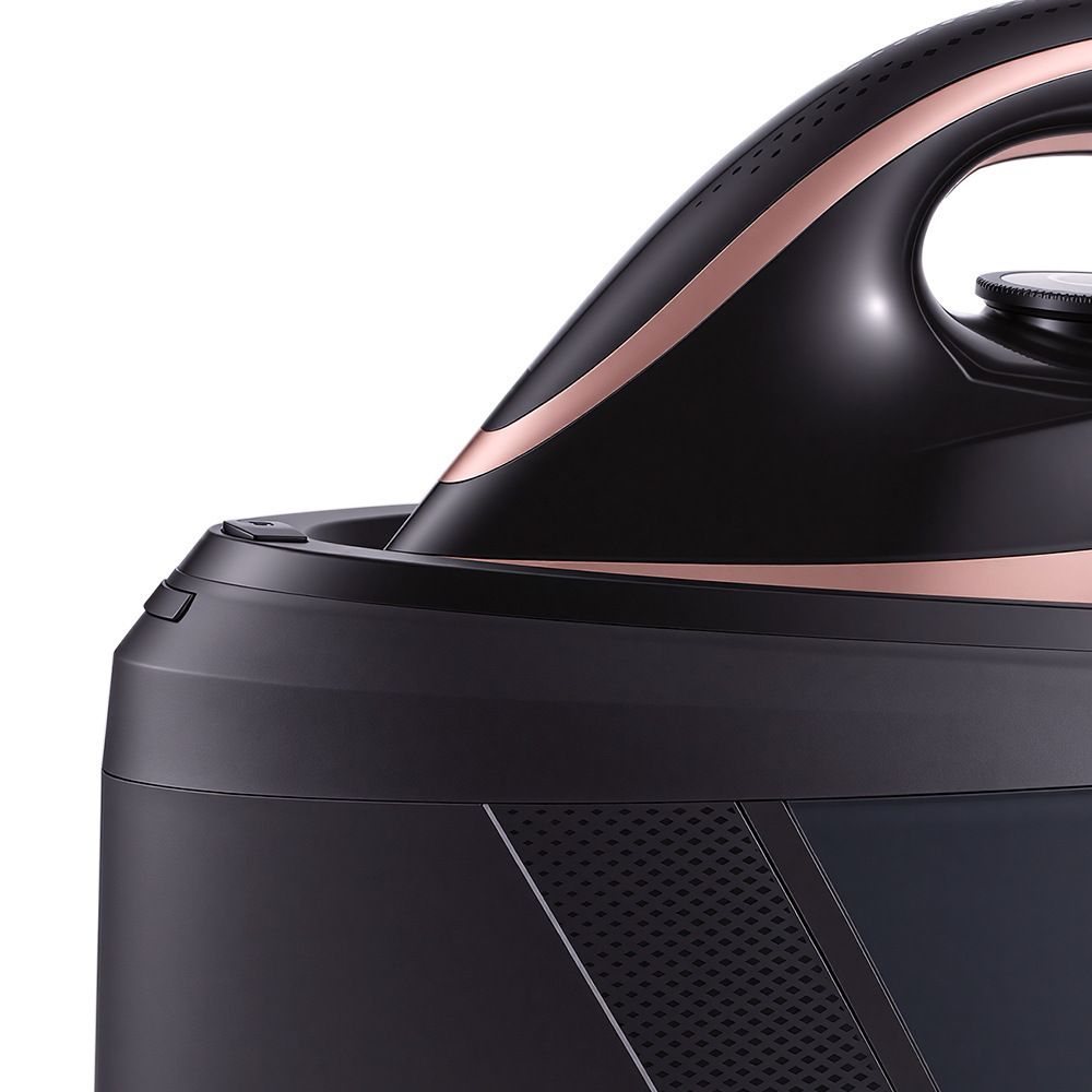 Professional Steam Station Iron with Ceramic Soleplate and Large Water Tank for Fast Wrinkle Removal on All Fabrics at Home (Black)