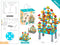 DIY Screw Assembly Building Blocks Set for Kids Ages 3-6 – Creative Educational Toy with Wrench and Screwdriver, Perfect for Parent-Child Interaction and Fine Motor Skills Development (490PCS)