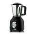 3-in-1 Electric Blender with Stainless Steel Jars, 350W Motor for Smoothies, Grinding, and Baby Food Prep in Home Kitchens (Black)