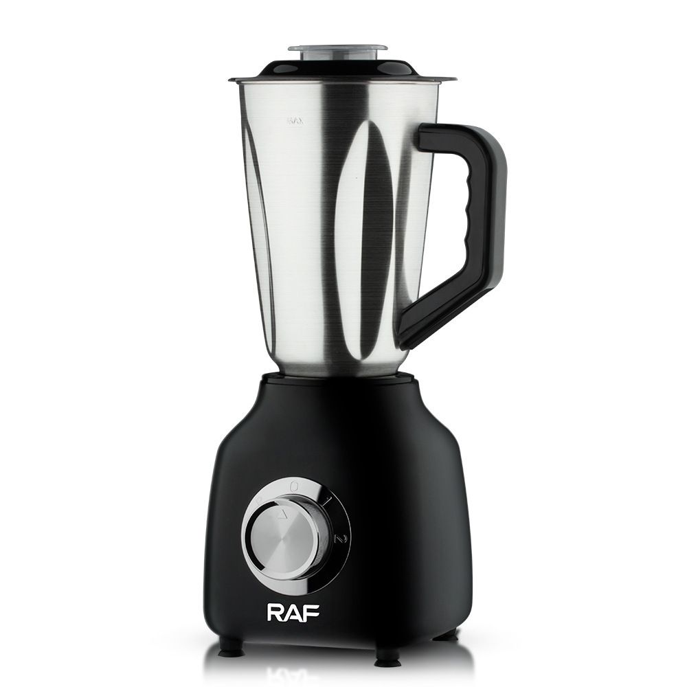 3-in-1 Electric Blender with Stainless Steel Jars, 350W Motor for Smoothies, Grinding, and Baby Food Prep in Home Kitchens (Black)