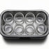Stainless Steel Home Yogurt Maker with 8 Glass Jars, 1400mL Capacity, Adjustable 20-55°C Temperature & 1-48h Timer for Homemade Yogurt, Smoothie, Jam, and Frozen Yogurt Desserts (Silver)