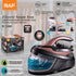 Professional Steam Iron with Ceramic Soleplate and 1.5L Detachable Water Tank for Home Use, Vertical Steaming, Dry Ironing, and Auto Shut-Off Feature for Wrinkle-Free Fabrics (RoseGold)