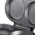 Electric Omelette Maker with Dual Non-Stick Cooking Plates, 850W Double-Sided Heating for Quick Breakfast Eggs, Patties, and Mini Pancakes in Home Kitchens (Black)