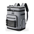 Large Capacity 30L Insulated Cooler Backpack Leakproof Waterproof Thermal Bag for Outdoor Picnic Camping Beach Fishing Travel Hiking and Day Trips (Black)