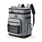 Large Capacity 30L Insulated Cooler Backpack Leakproof Waterproof Thermal Bag for Outdoor Picnic Camping Beach Fishing Travel Hiking and Day Trips (LightGrey)