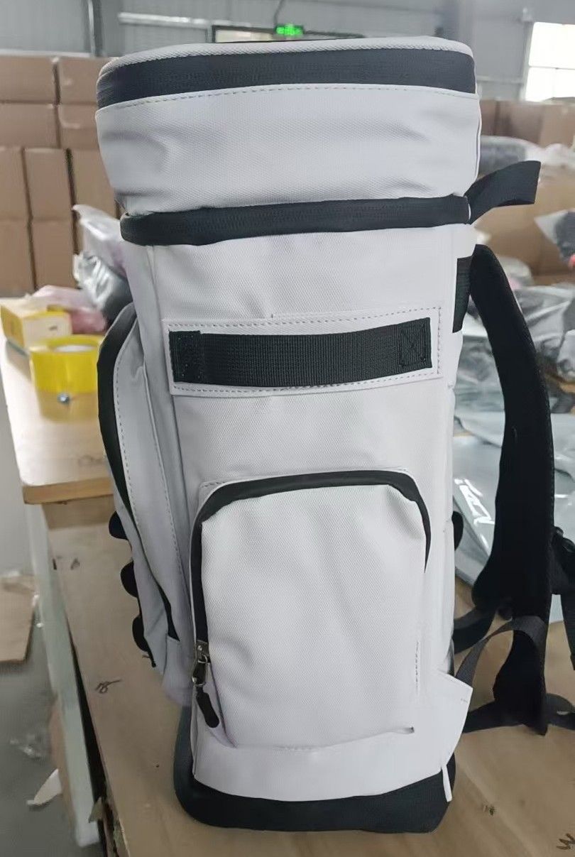 Large Capacity 30L Insulated Cooler Backpack Leakproof Waterproof Thermal Bag for Outdoor Picnic Camping Beach Fishing Travel Hiking and Day Trips (LightGrey)