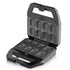 6-in-1 Multifunctional Sandwich Maker with Interchangeable Non-Stick Plates for Waffles, Paninis, Donuts, Madeleines and Cartoon Snacks, Compact Countertop Appliance for Quick Family Meals (Silver)