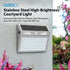 Solar Powered Motion Sensor Wall Light with Dual-Head LED Spotlight, IP65 Waterproof Outdoor Security Lamp for Patio, Doorway, Stairs, and Building Exterior, Auto On/Off at Dusk, 4 Adjustable Lighting Modes, Energy-Efficient and Weather-Resistant (3PCS)