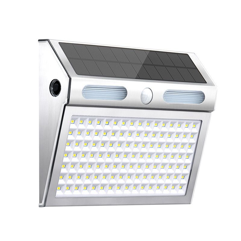 Solar Powered Motion Sensor Wall Light with Dual-Head LED Spotlight, IP65 Waterproof Outdoor Security Lamp for Patio, Doorway, Stairs, and Building Exterior, Auto On/Off at Dusk, 4 Adjustable Lighting Modes, Energy-Efficient and Weather-Resistant (4PCS)