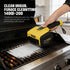 Electric BBQ Grill Cleaning Brush 3000mAh Rechargeable LED Scrubber Yellow