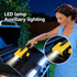 Electric BBQ Grill Cleaning Brush 3000mAh Rechargeable LED Scrubber Yellow