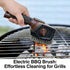Electric BBQ Grill Cleaning Brush 3000mAh Rechargeable LED Scrubber Yellow