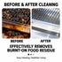 Electric BBQ Grill Cleaning Brush 3000mAh Rechargeable LED Scrubber Yellow