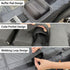 Heavy-Duty Pickup Tailgate Bike Pad with Cushion Layer, Scratch-Proof Protective Cover for Outdoor Cycling Adventures, Secure Fit for 1, 4, or 5 Bikes, Reflective Trim for Safety, Easy Access Handle and Camera Cutout, Ideal for Road Trips and Weekend Ridi