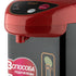 6.8L Electric Thermostatic Hot Water Boiler with Stainless Steel Interior, Floral Pattern, Keep Warm Function for Home and Small Office Daily Hot Water Use (Red)