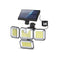 Brighten your outdoors with this four-head solar motion sensor wall light, featuring 333 super-bright LEDs, adjustable panels, and a separate solar panel for flexible installation. Perfect for front doors, garages, patios, and pathways, it delivers powerf
