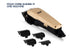 Professional Plug-In Electric Hair Clipper with Stainless Steel Blade for Barbershop and Home Self-Grooming, Trimming, Fading, and Engraving (Beige)