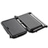 Versatile Electric Grill and Panini Press with Brushed Stainless Steel Lid, Double-Sided Non-Stick Plates, 180° Flattening Design for Steaks, Sandwiches, Breakfast Meats, Vegetables, and Indoor Grilling (Silver)