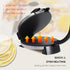 Versatile Electric Crepe Maker and Pancake Machine with Non-Stick Heating Plates, Stainless Steel Body, and Adjustable Temperature Control for Home Kitchen Cooking of Pizzas, Tortillas, and More (Silver)