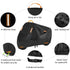 Ultimate All-Weather Motorcycle & Scooter Cover – Heavy-Duty 420D Oxford Waterproof Protection with Reflective Strips, Anti-Theft Lock Holes, Windproof Buckles, and Convenient Carry Bag for Year-Round Outdoor Parking (4XL)