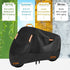 Ultimate All-Weather Motorcycle & Scooter Cover – Heavy-Duty 420D Oxford Waterproof Protection with Reflective Strips, Anti-Theft Lock Holes, Windproof Buckles, and Convenient Carry Bag for Year-Round Outdoor Parking (M)