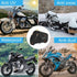 Ultimate All-Weather Motorcycle & Scooter Cover – Heavy-Duty 420D Oxford Waterproof Protection with Reflective Strips, Anti-Theft Lock Holes, Windproof Buckles, and Convenient Carry Bag for Year-Round Outdoor Parking (XL)