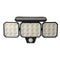 120-LED Solar Motion Sensor Outdoor Wall Light, 3 Adjustable Heads with 270° Coverage, 800 Lumens Super Bright, 3 Modes Security Lighting for Garage, Yard, Pathway and Fence (1PCS)